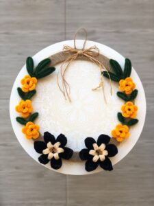 Midnight Sun Floral Wreath auto draft