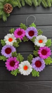 Vibrant Daisy Bloom Circle vibrant daisy bloom circle