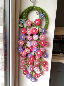 cascading meadow wall art