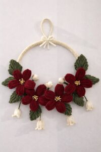 Crimson Velvet Flora Ring crimson velvet flora ring