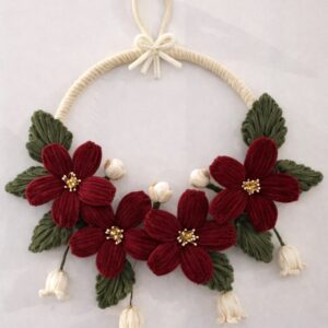 crimson velvet flora ring