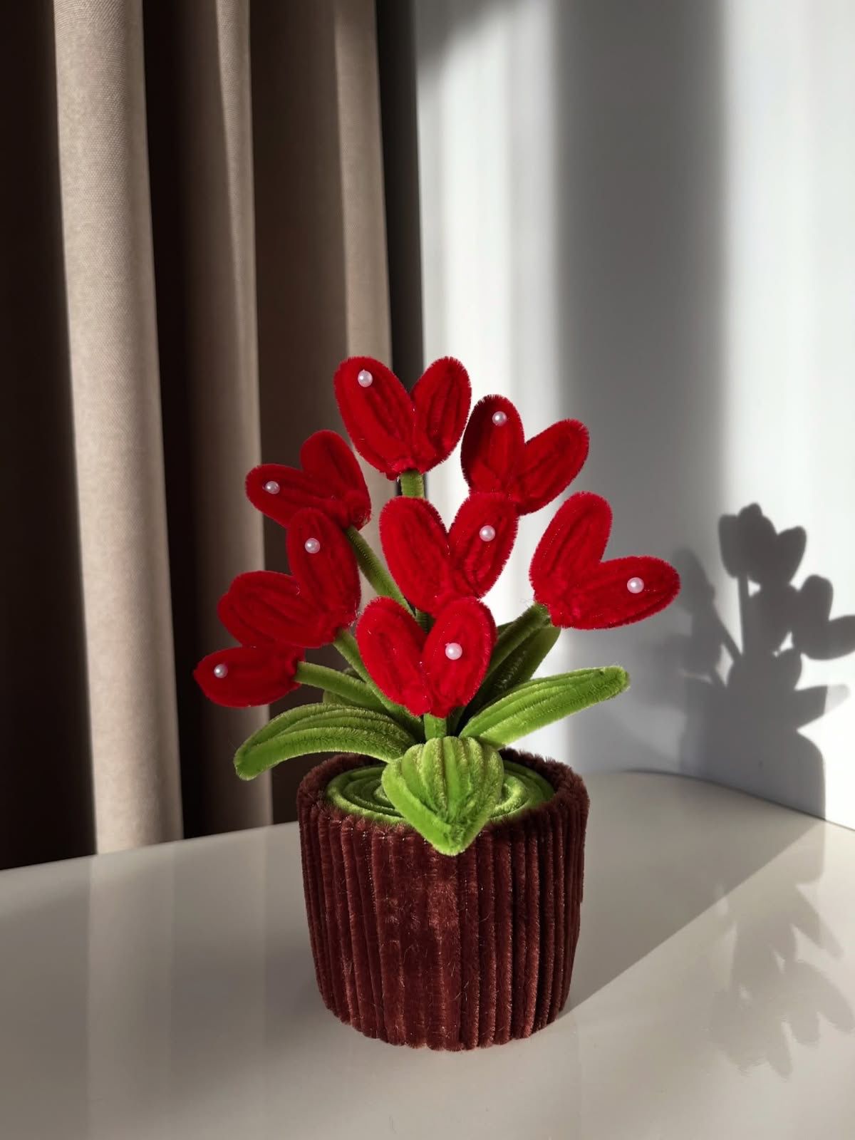 ruby heart pearl pot ruby heart pearl pot