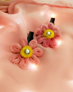 Pink Radiance Blossom Clips (Set of 2) radiance blossom clips (set of 2)