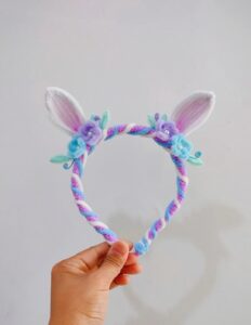 pastel dream bunny tiara