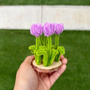 chenille flower series