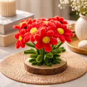 chenille flower series