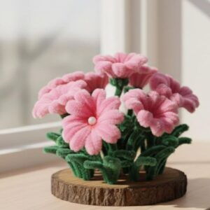 chenille flower series